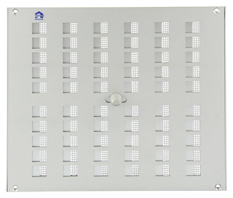 Renson 1006220 - superficie de rejilla ajustable. 4032 aluminio f1 240x200mm | 2 piezas