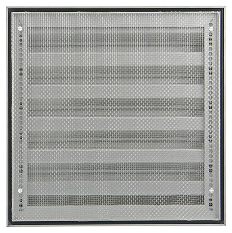 Renson 1006235 - rejilla mural de superficie 431 aluminio f1 225x225mm | 2 piezas