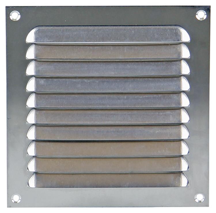 Renson 1015062 - Rejilla de lamas plana aluminio f1 150x150mm | 10 piezas