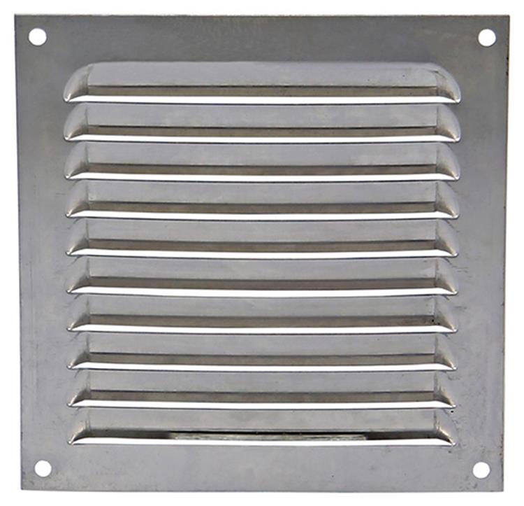 Renson 1015062 - Rejilla de lamas plana aluminio f1 150x150mm | 10 piezas