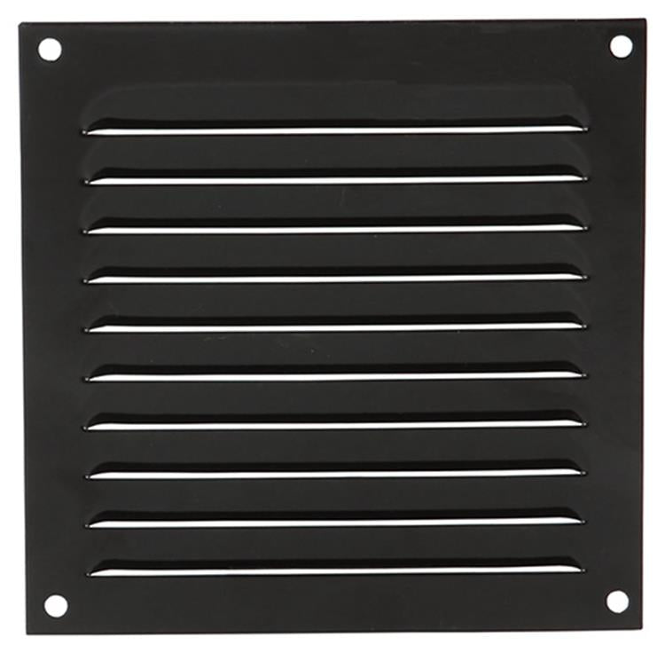 Renson 1015064 - Rejilla de lamas plana aluminio marrón 150x150mm | 10 piezas
