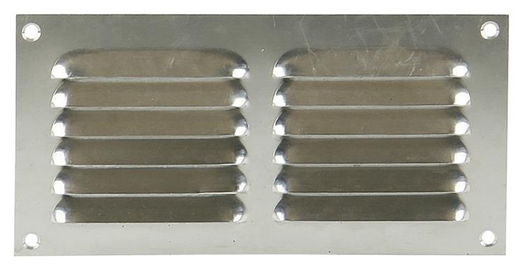 Renson 1015065 - Rejilla de lamas plana aluminio f1 200x100mm | 10 piezas
