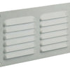 Renson 1015066 - Rejilla de lamas plana aluminio blanco 200x100mm | 10 piezas