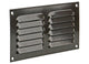 Renson 1015067 - Rejilla de lamas plana aluminio marrón 200x100mm | 10 piezas