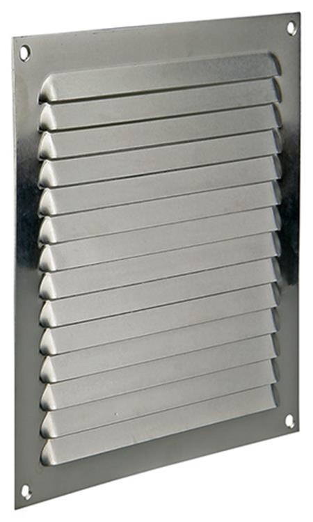 Renson 1015068 - Rejilla de lamas plana aluminio f1 200x200mm | 10 piezas