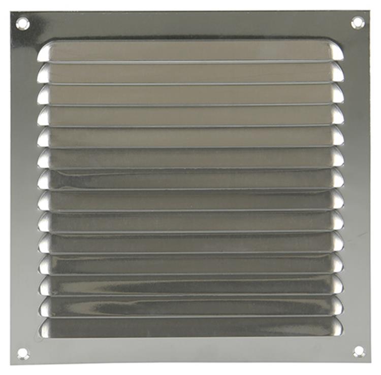 Renson 1015068 - Rejilla de lamas plana aluminio f1 200x200mm | 10 piezas
