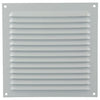 Renson 1015069 - Rejilla de lamas plana aluminio blanco 200x200mm | 10 piezas