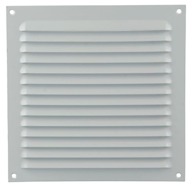Renson 1015069 - Rejilla de lamas plana aluminio blanco 200x200mm | 10 piezas