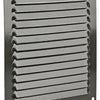 Renson 1015070 - Rejilla de lamas plana aluminio marrón 200x200mm | 10 piezas