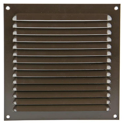 Renson 1015070 - schoepenrooster plat alu bruin200x200mm | 10 stuks