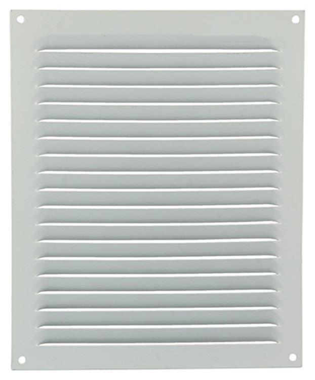 Renson 1015072 - Rejilla de lamas plana aluminio blanco 200x250mm | 10 piezas