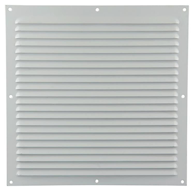 Renson 1015075 - Rejilla de lamas plana aluminio blanco 300x300mm | 10 piezas