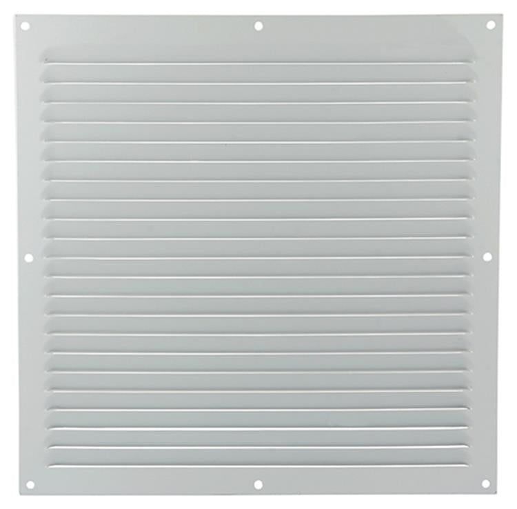 Renson 1015075 - Rejilla de lamas plana aluminio blanco 300x300mm | 10 piezas