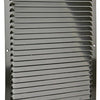 Renson 1006314 - Rejilla de lamas plana aluminio ral 8019 300x300mm | 10 piezas