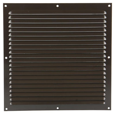 Renson 1006314 - griglia a palette piatta alluminio ral 8019 300x300mm | 10 pezzi