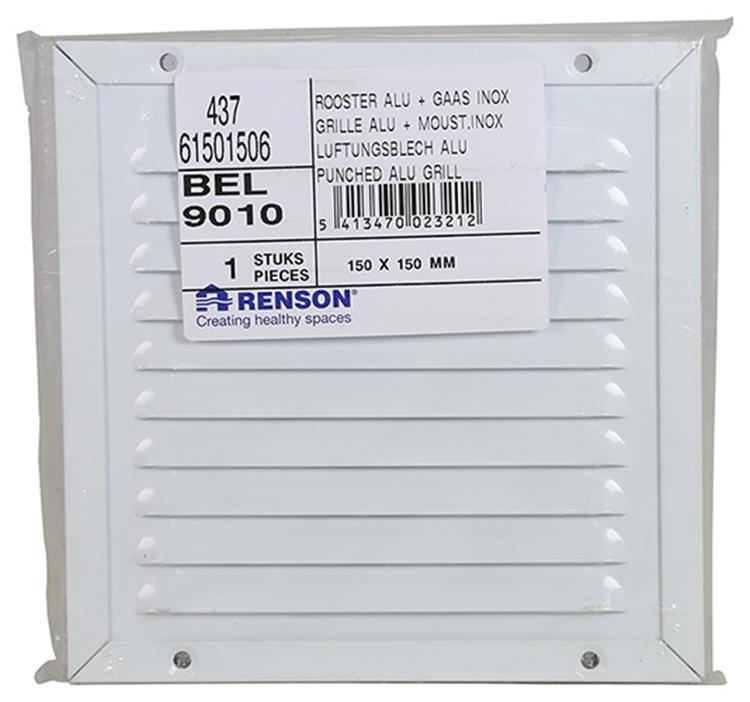 Renson 1008573 - hoja r. 437 blanco 150x150mm | 5 piezas