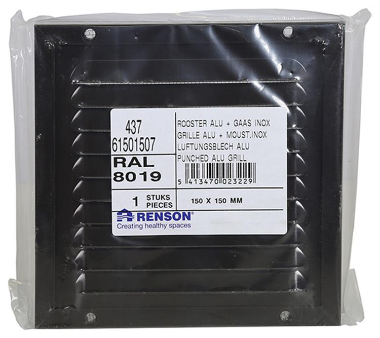 Renson 1008574 - hoja r. 437 marrón 150x150mm | 5 piezas