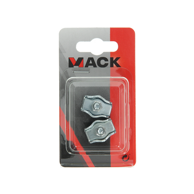 Mack 1008478 - 2 fascette in filo di acciaio 3mm simplex zincato | 10 pezzi