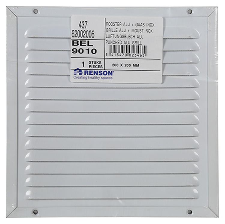 Renson 1008578 - lama dr. 437 bianco 200x200 mm | 5 pezzi