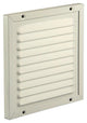 Renson 1006342 - Rejilla de lamas + marco + mosquitera. construcción 437 ral9010 150x150mm | 2 piezas