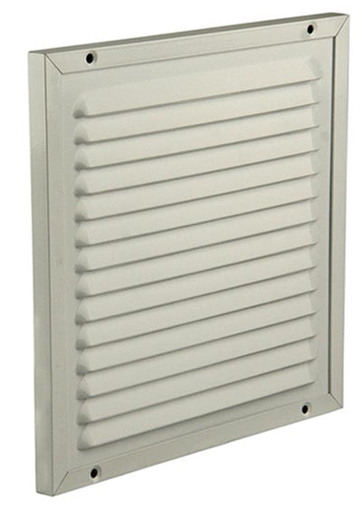 Renson 1006348 - schoepenrooster + kader + mug.opbouw 437 ral9010 200x200mm | 2 stuks
