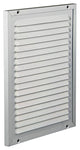 Renson 1006350 - Rejilla de lamas + marco + mosquitera. construcción 437 f1 200x250mm | 2 piezas