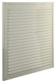 Renson 1006354 - Rejilla de lamas + marco + mosquitera. construcción 437 ral9010 300x300mm | 2 piezas