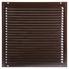 Renson 1006355 - Rejilla de lamas + marco + mosquitera. construcción 437 ral8019 300x300mm | 2 piezas