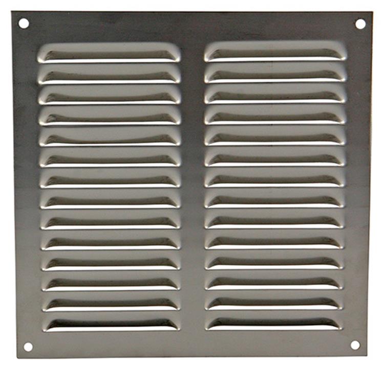 Renson 1006359 - rejilla lama plana 438 acero inoxidable 200x200mm | 5 piezas