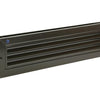 Renson 1006216 - rejilla puerta 461 aluminio ral 8019 425x76mm | 2 piezas
