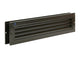 Renson 1006216 - rejilla puerta 461 aluminio ral 8019 425x76mm | 2 piezas