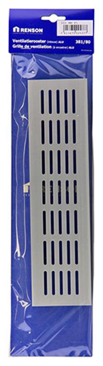 Renson 1006241 - tira de ventilación aluminio f1 381 80- 300mm | 2 piezas