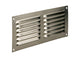 Renson 1006361 - Rejilla de lamas plana 438 acero inoxidable 250x100mm | 5 piezas