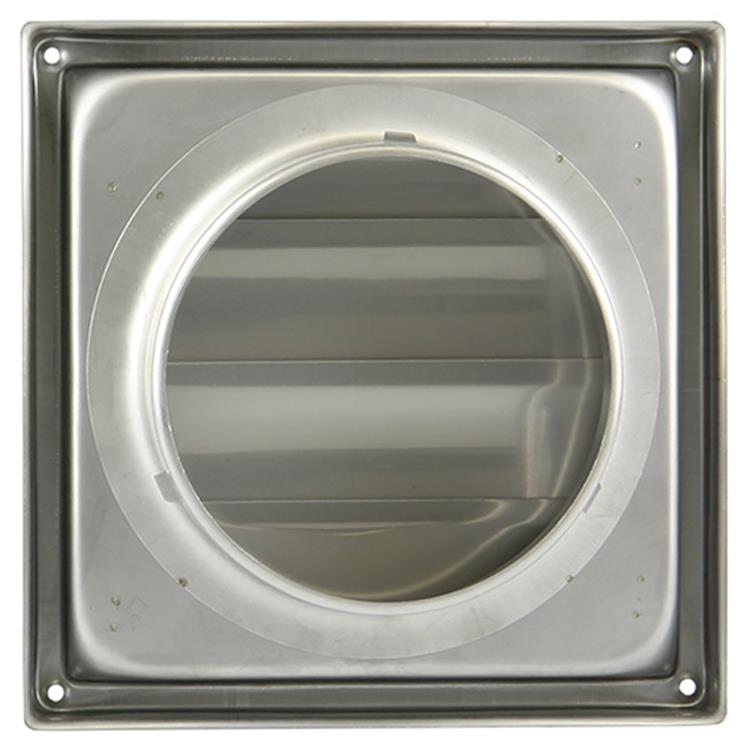 Renson 1006273 - Rejilla campana extractora empotrable acero inoxidable 633 ø125 | 2 piezas