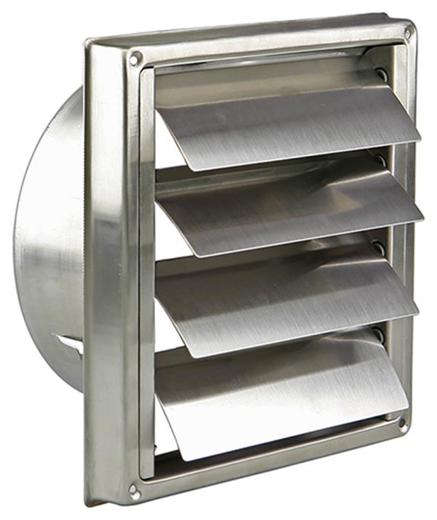 Renson 1006274 - Rejilla campana extractora empotrable acero inoxidable 633 ø150 | 2 piezas