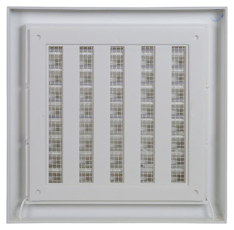 Renson 1006740 - Rejilla PVC 732 blanca 154x154mm | 1 pieza