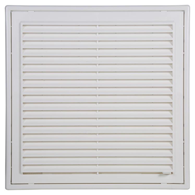 Renson 1006742 - Rejilla PVC 732 blanca 250x250mm | 1 pieza
