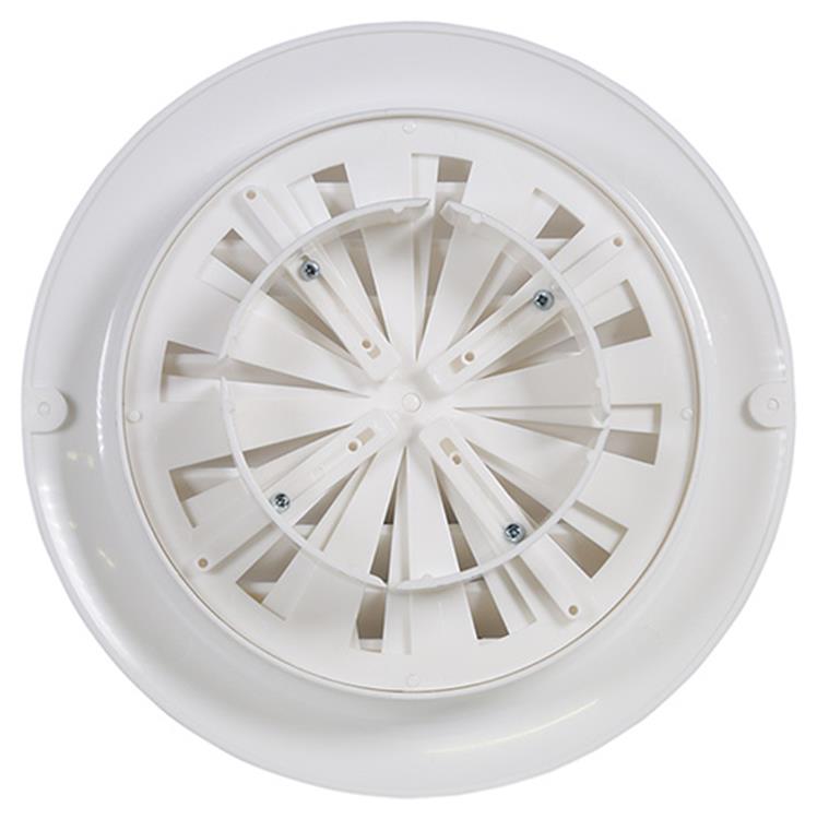 Renson 1006743 - rejilla redonda PVC735 blanca 100-150mm | 1 pieza