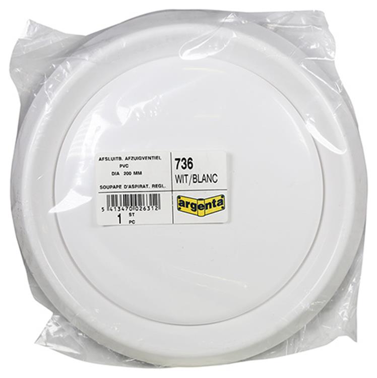 Renson 1006748 - válvula separada PVC736 blanca ø200 | 1 pieza