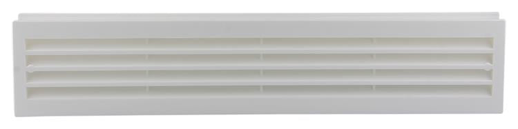 Renson 1006387 - rejilla puerta 761 pvc ral 9010 450x90mm | 2 piezas