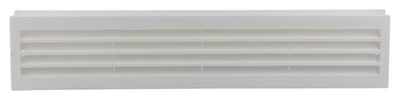 Renson 1006387 - griglia porta 761 pvc ral 9010 450x90mm | 2 pezzi