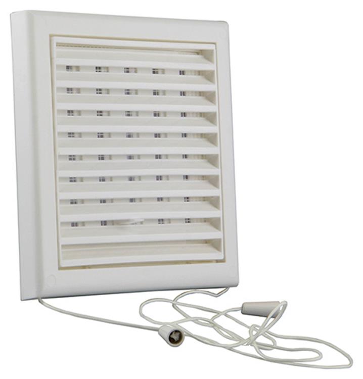 Renson 1006366 - superficie de rejilla ajustable. 732 pvcral 9010 154x154mm | 2 piezas