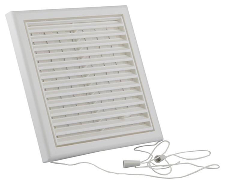 Renson 1006368 - superficie de rejilla ajustable. 732 pvcral 9010 187x187mm | 2 piezas