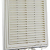 Renson 1006370 - superficie de rejilla ajustable. 732 pvcral 9010 250x250mm | 2 piezas