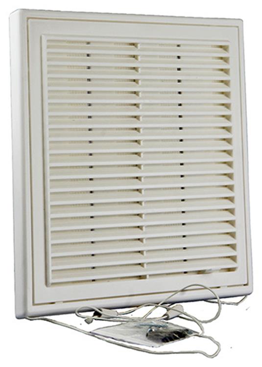 Renson 1006370 - superficie de rejilla ajustable. 732 pvcral 9010 250x250mm | 2 piezas