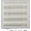 Renson 1006370 - superficie de rejilla ajustable. 732 pvcral 9010 250x250mm | 2 piezas