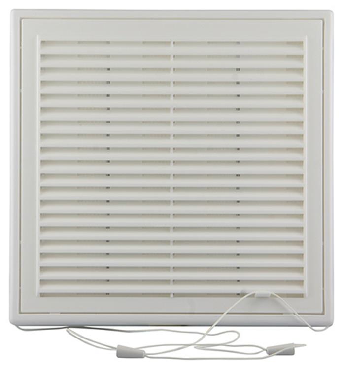 Renson 1006370 - superficie de rejilla ajustable. 732 pvcral 9010 250x250mm | 2 piezas