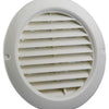 Renson 1006376 - rejilla redonda regulable empotrada. 735 PVC RAL 9010 ø 100-150 | 2 piezas
