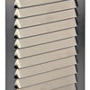 Renson 1006302 - Rejilla de lamas plana aluminio f1 150x200mm | 10 piezas