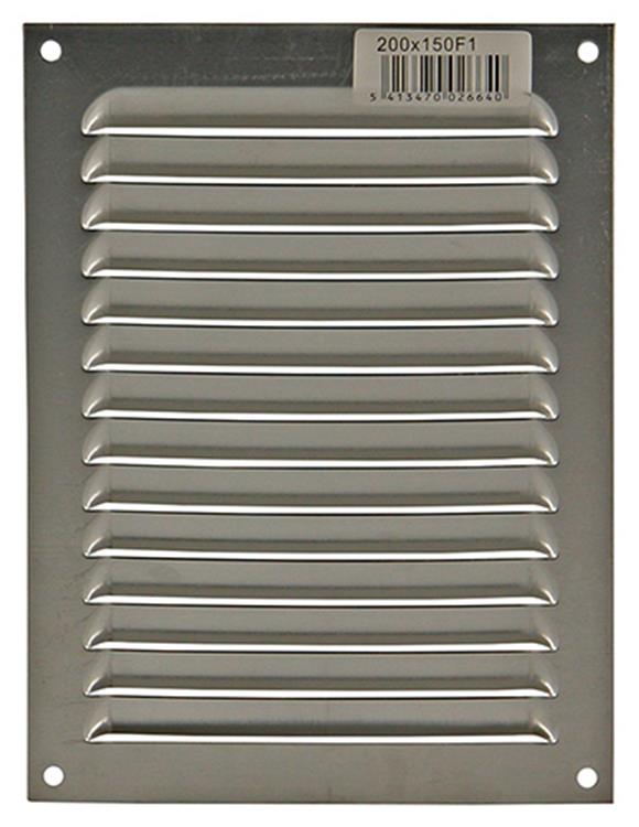 Renson 1006302 - Rejilla de lamas plana aluminio f1 150x200mm | 10 piezas
